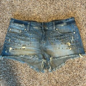 Victoria’s Secret PINK Bling Denim Shorts size 6